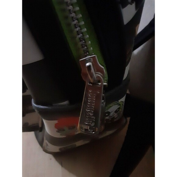 Loungefly Beetlejuice Chibi Mini Backpack Double Shoulder Strap Bag Purse